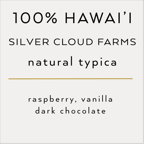100% Hawai'i Typica Natural