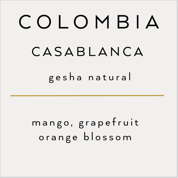 Colombia Gesha Natural